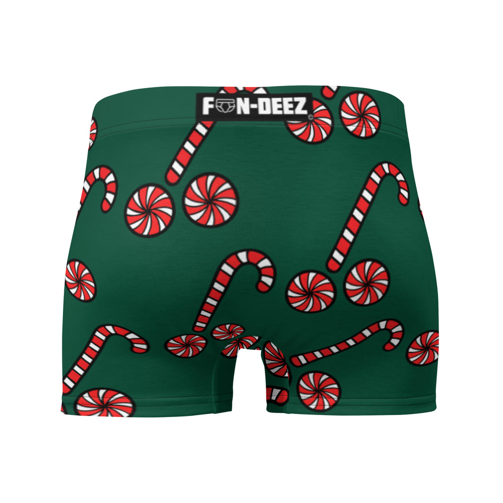Candycane Red And Green Men Boxer Briefs Underwear Highly