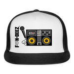 Two Turntables and a Microphone Trucker Cap - white/black