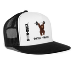 Snatch-Squatch Trucker Cap - white/black