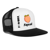 Booty Squad Trucker Hat - white/black