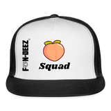 Booty Squad Trucker Hat - white/black