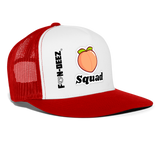 Booty Squad Trucker Hat - white/red