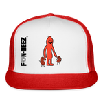 Frank and Beans Trucker Hat - white/red