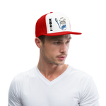 Yogurt Slinger Trucker Hat - white/red