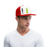 One Eyed Monster Trucker Hat - white/red