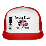 Pinkies Tacos Trucker Hat - white/red
