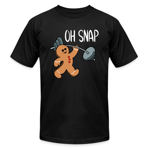 Oh Snap Unisex T-Shirt - black