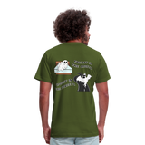 Freaky In The Sheets Unisex T-Shirt - olive