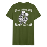 Dead Inside But.. Unisex T-Shirt - olive