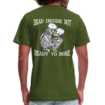 Dead Inside But.. Unisex T-Shirt - olive