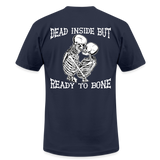 Dead Inside But.. Unisex T-Shirt - navy