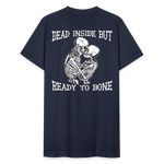 Dead Inside But.. Unisex T-Shirt - navy