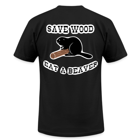 Save Wood Unisex T-Shirt - black