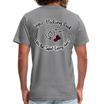 Flicking The Bean Unisex T-Shirt - slate