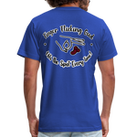 Flicking The Bean Unisex T-Shirt - royal blue