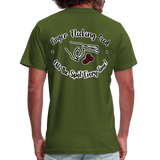 Flicking The Bean Unisex T-Shirt - olive