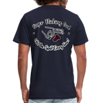 Flicking The Bean Unisex T-Shirt - navy