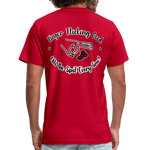 Flicking The Bean Unisex T-Shirt - red