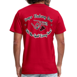 Flicking The Bean Unisex T-Shirt - red