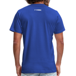 Stop Staring At My Rack Unisex T-Shirt - royal blue
