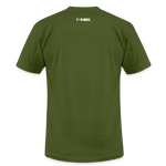 Stop Staring At My Rack Unisex T-Shirt - olive