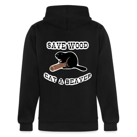 Save Wood Unisex Hoodie - black