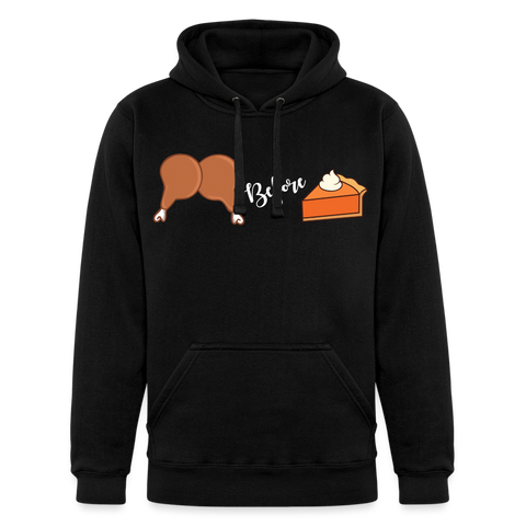 Thighs Before Pies Unisex Hoodie - black