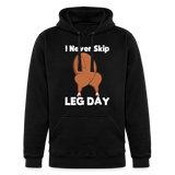 Leg Day Unisex Hoodie - black