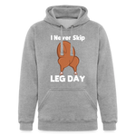 Leg Day Unisex Hoodie - heather gray