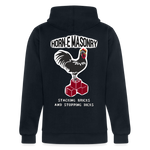 Cock Block Unisex Hoodie - navy