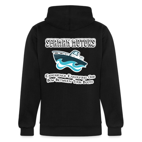 Motor Boating Unisex Hoodie - black