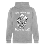 Dead Inside But … Unisex Hoodie - heather gray