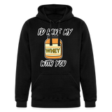 I’d Have My Whey With You Hoodie - black