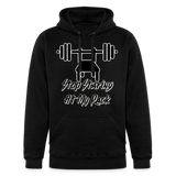 Stop Staring At My Rack Hoodie - black