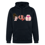 Beauty, Brains, and Booty Gains Hoodie - navy