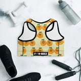 Oranges Padded Sports Bra