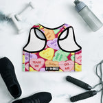 Dirty Conversation Padded Sports Bra