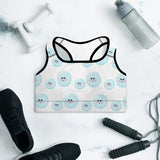 Bubbles Padded Sports Bra