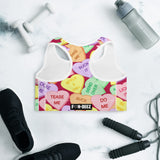 Dirty Conversation Padded Sports Bra