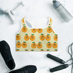 Oranges Padded Sports Bra